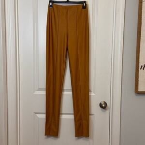 Sage Tan Leggings High-Waisted Slim Fit NWOT